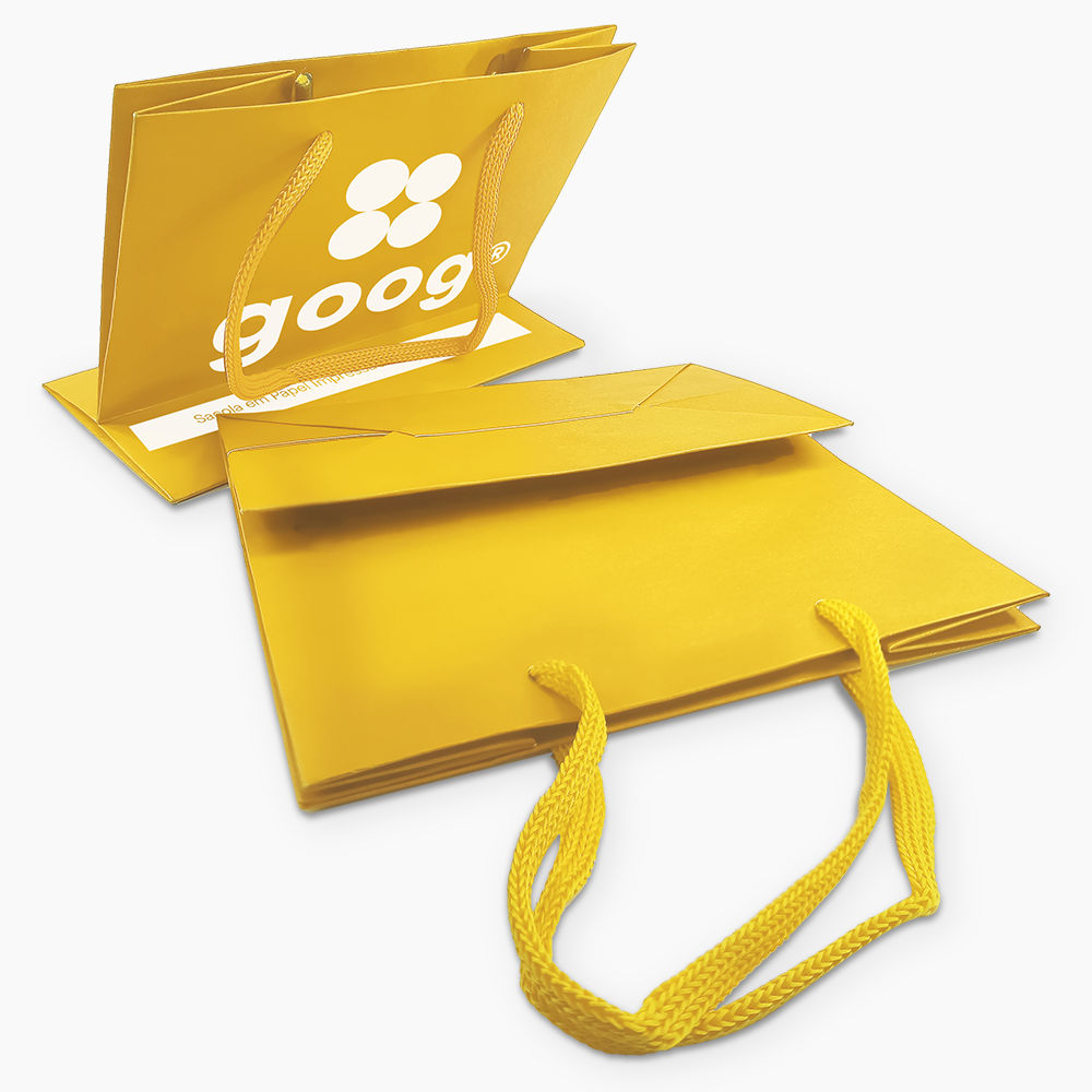Sacola em Papel Personalizado em Silk - Basic