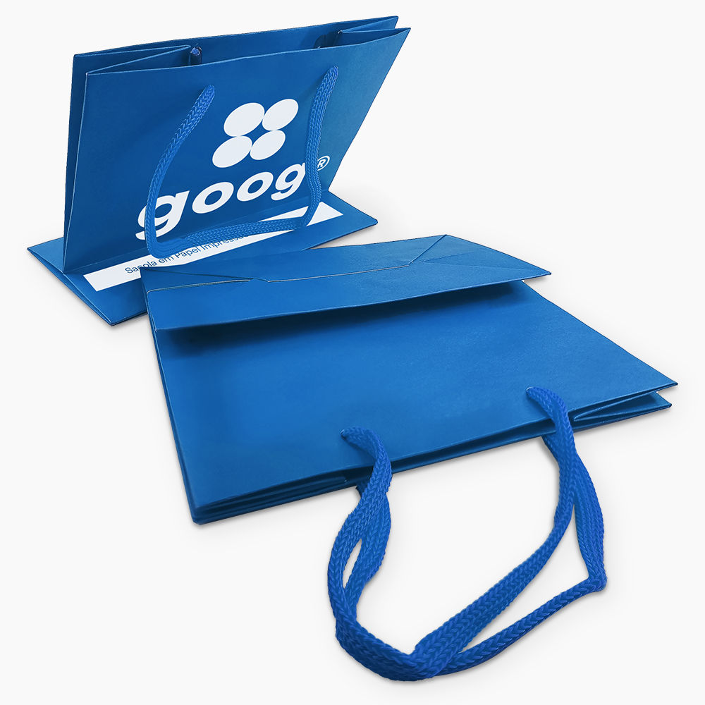 Sacola em Papel Personalizado em Silk - Basic