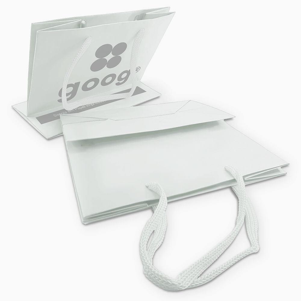 Sacola em Papel Personalizado em Silk - Basic