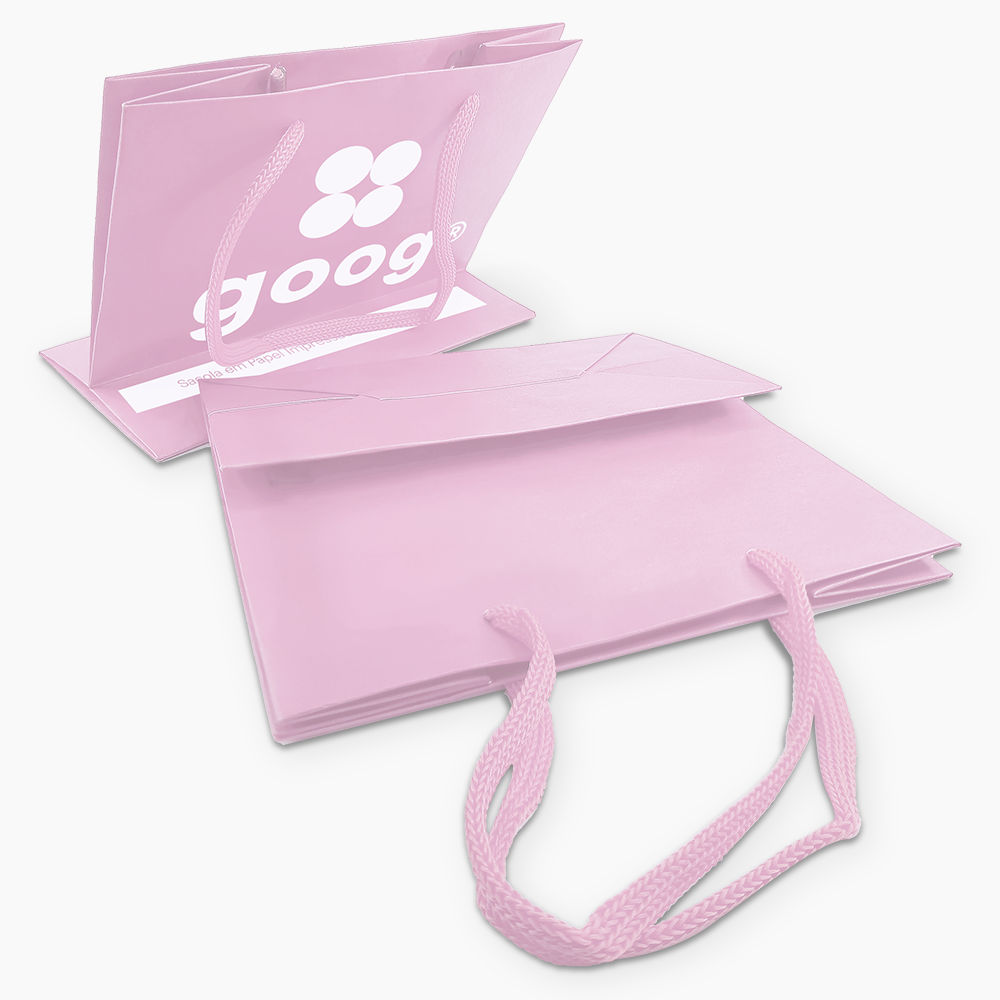 Sacola em Papel Personalizado em Silk - Basic