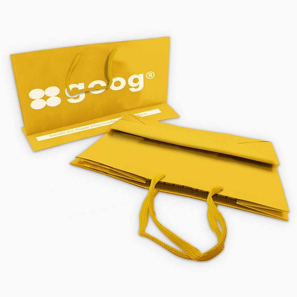 Sacola em Papel Personalizado em Silk - Basic