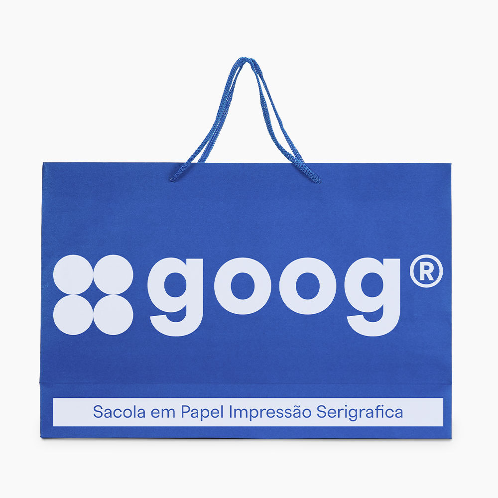 Sacola em Papel Personalizado em Silk - Basic