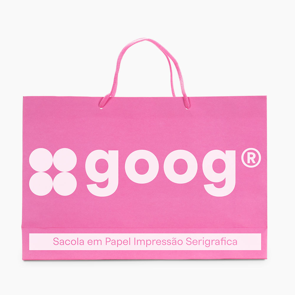 Sacola em Papel Personalizado em Silk - Basic