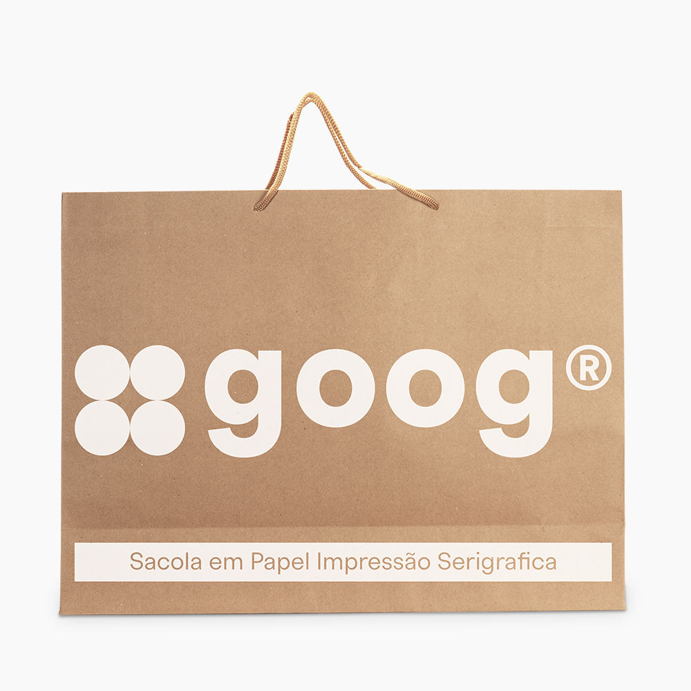 Sacola em Papel Personalizado em Silk - Basic