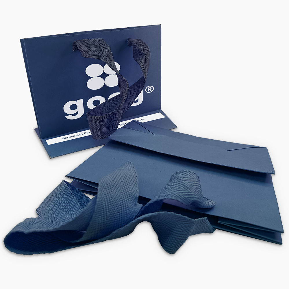 Sacola em Papel Personalizado em Silk - Premium