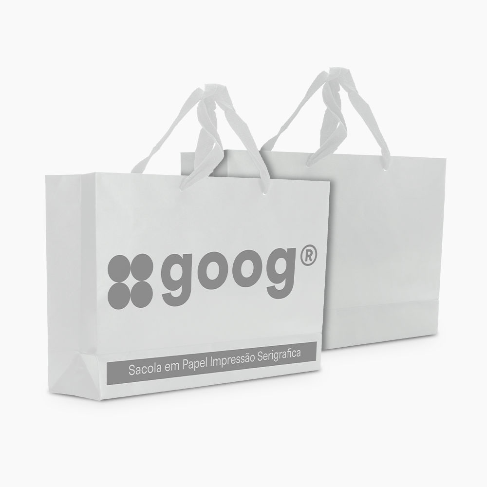Sacola em Papel Personalizado em Silk - Premium