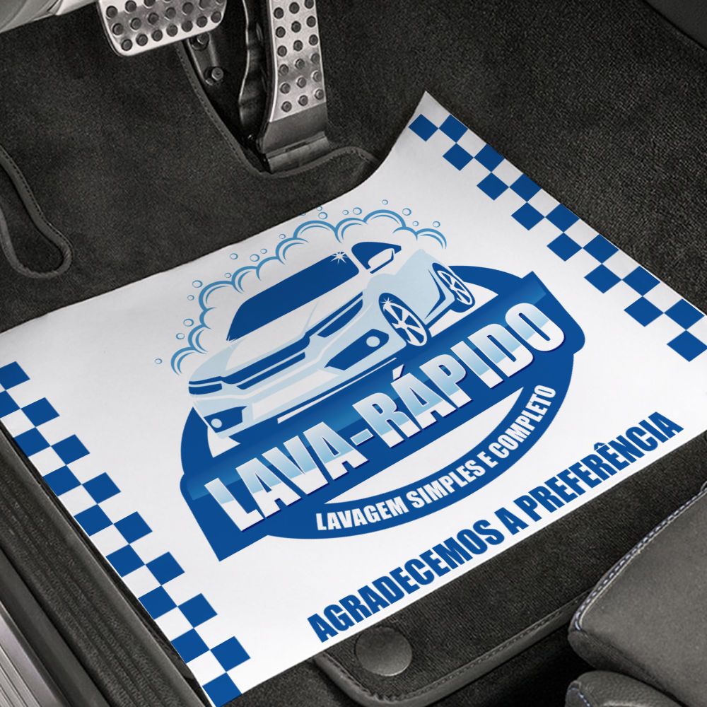 Tapete de Papel para Lava-Rápido Sem Personalização