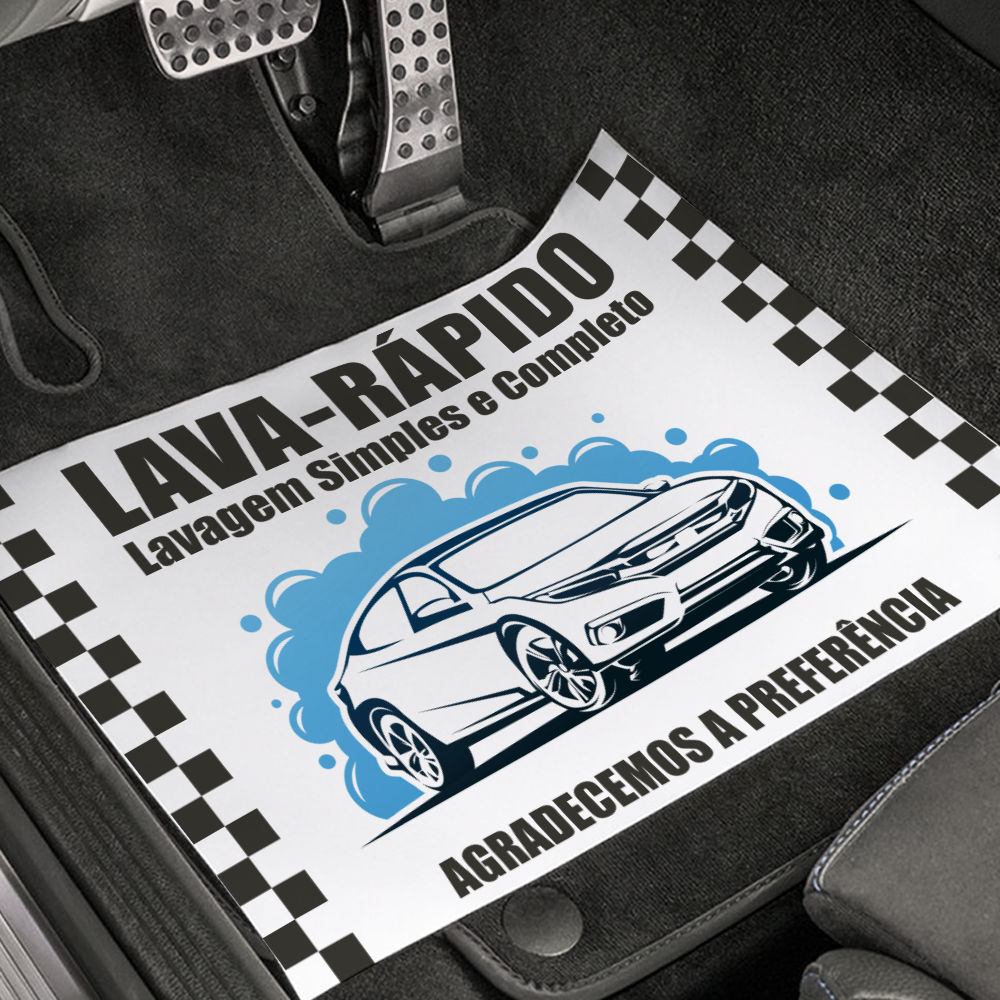 Tapete de Papel para Lava-Rápido Sem Personalização