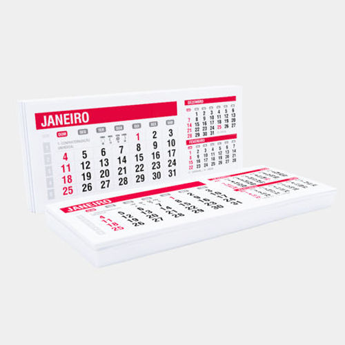 Bloco de Calendário 2027