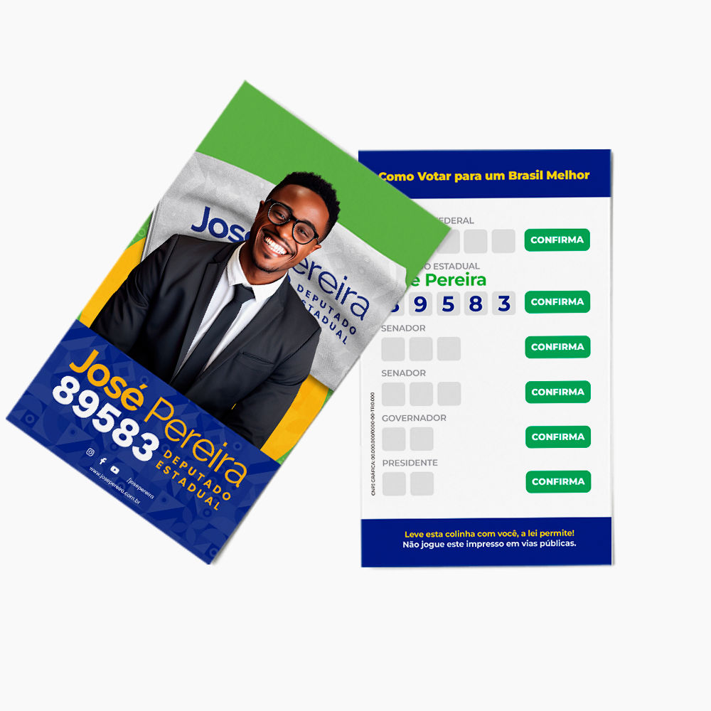 Cartão de Visita Colinha