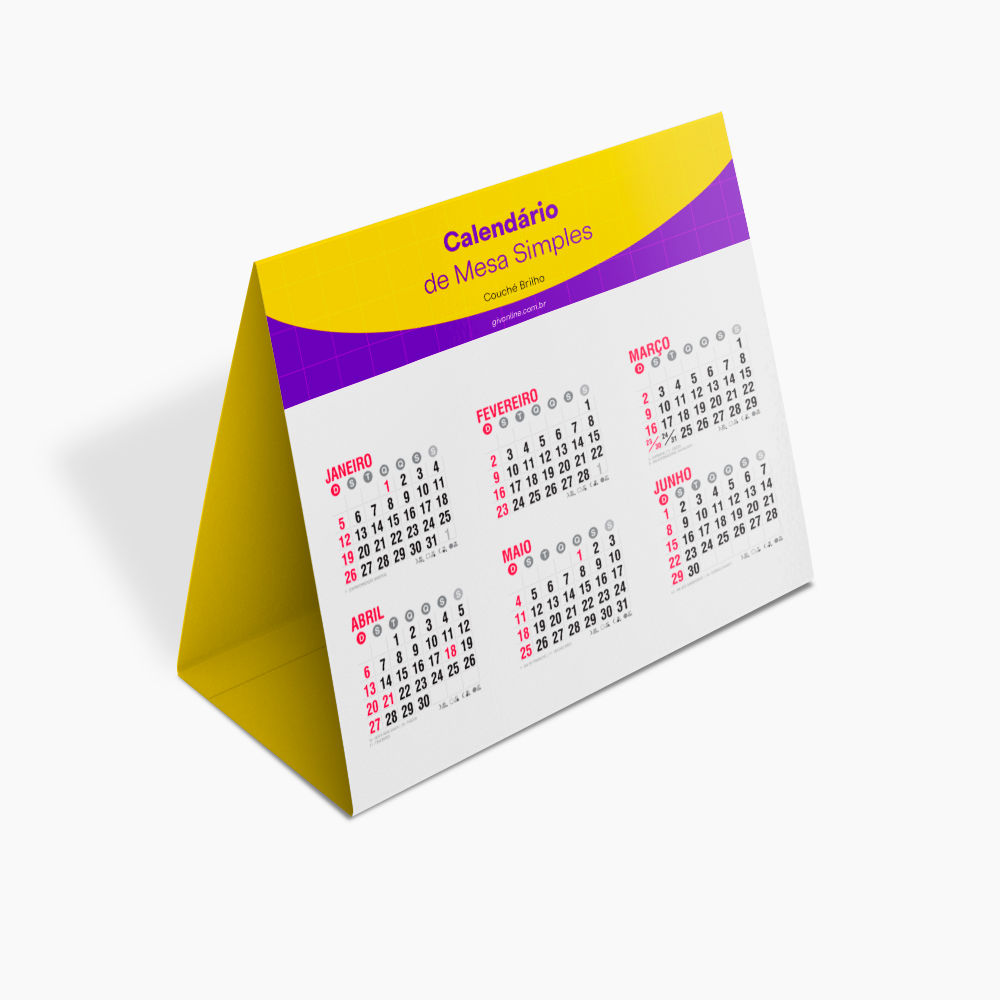 Calendário de Mesa Mini
