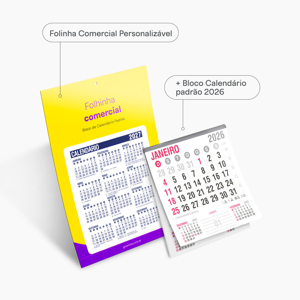 Folhinha Comercial 2026