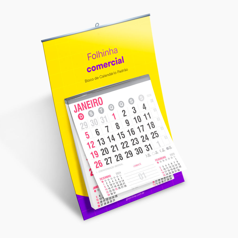 Folhinha Comercial 2026