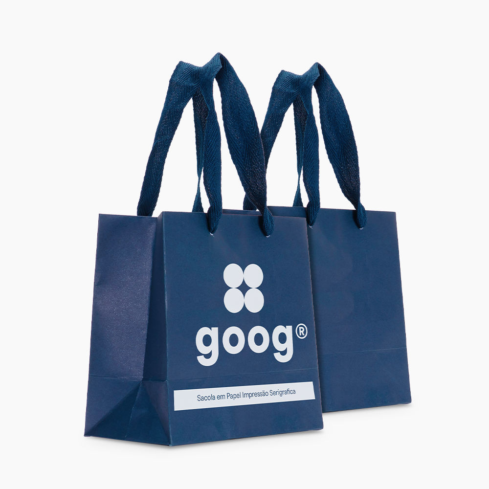 Sacola em Papel Personalizado em Silk - Premium