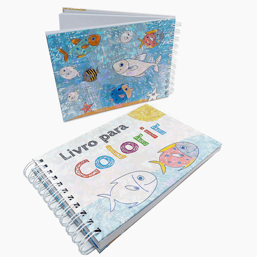 Livro de Colorir A5 - Caderno de Desenho Pintura