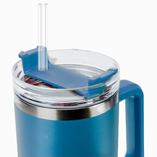 Copo Quencher Térmico 1000ml com Tampa e Canudo