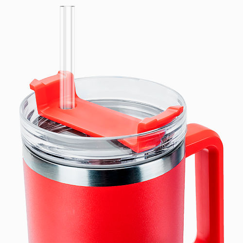 Copo Quencher Térmico 1000ml com Tampa e Canudo