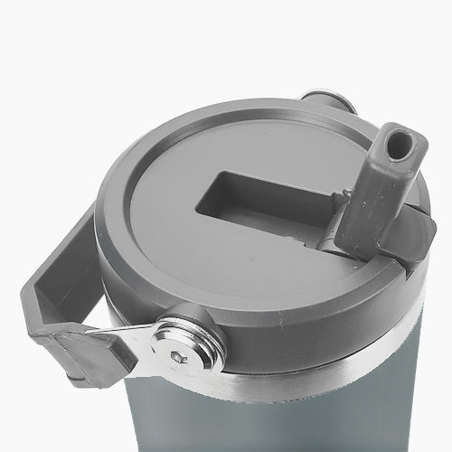 Garrafa Térmica Flip Straw 900ml Com tampa e Canudo