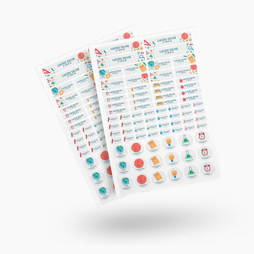 Kit de Etiquetas para Material Escolar