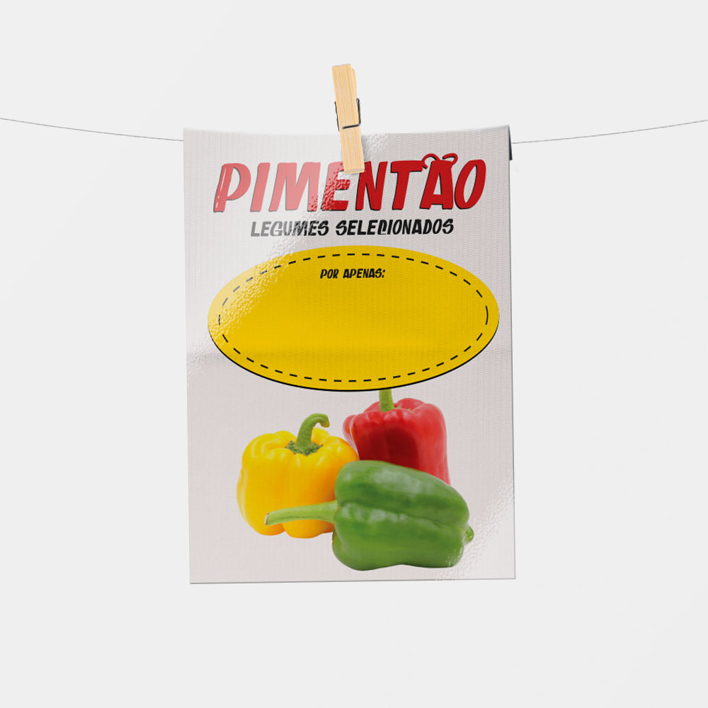Plaquinha de Preço