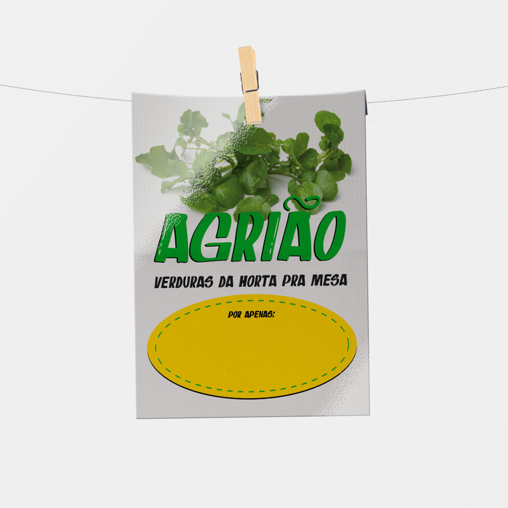 Plaquinha de Preço