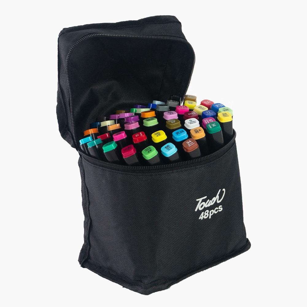 Caneta Marcador Ponta Dupla