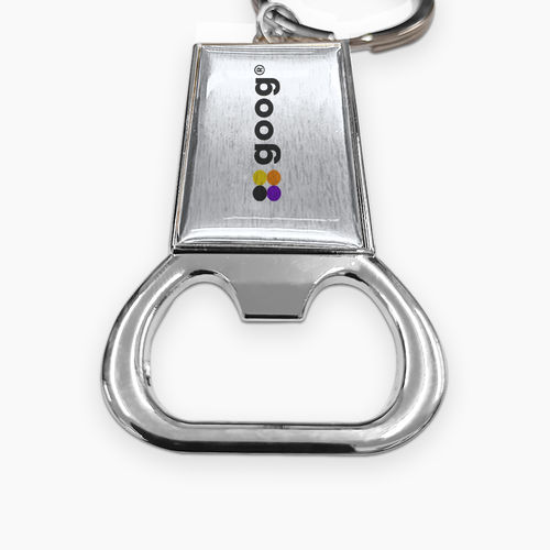 Chaveiro de Metal Abridor Retangular