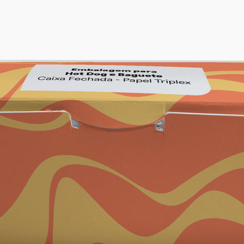 Embalagem para Hot Dog e Baguete