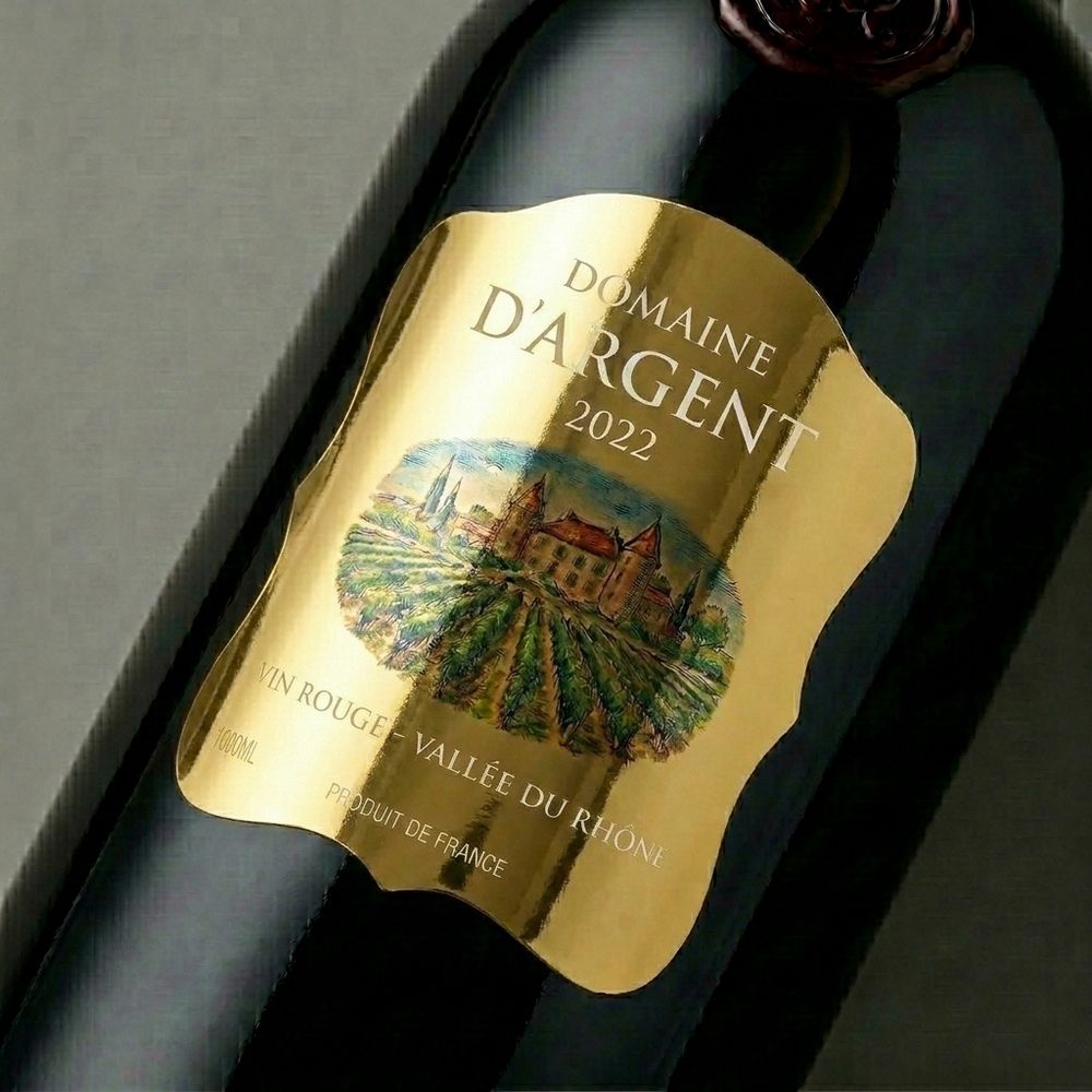 Rótulo para Garrafa de Vinho 1000ml