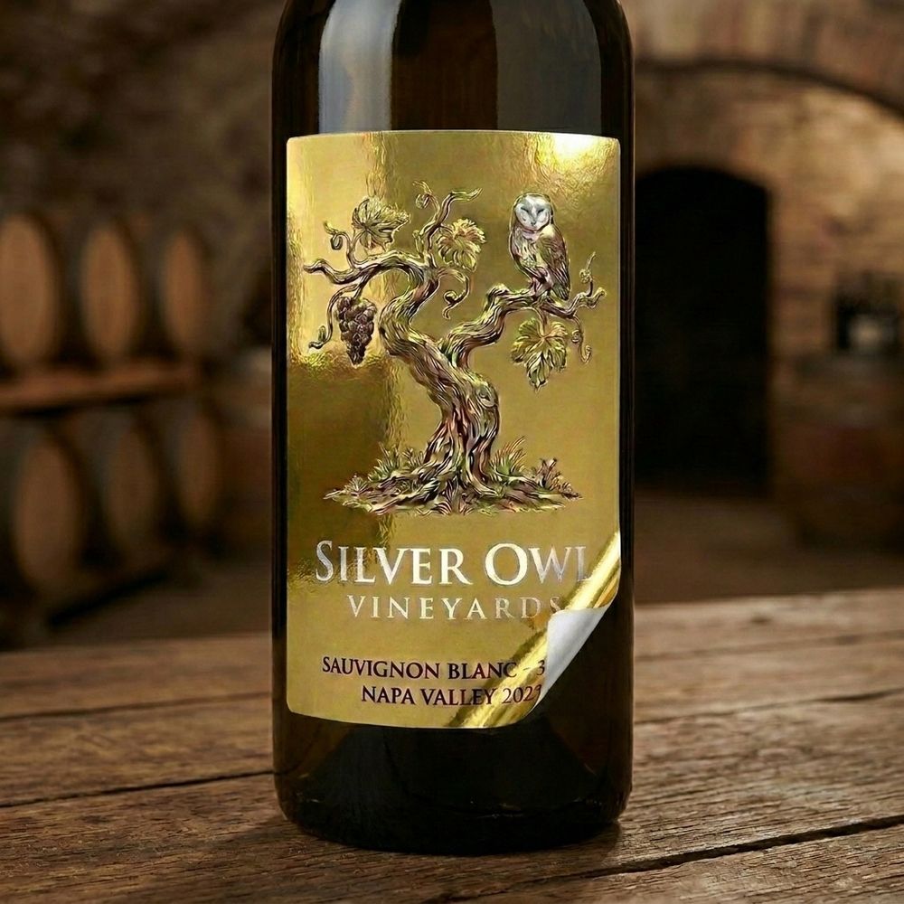 Rótulo para Garrafa de Vinho 375ml