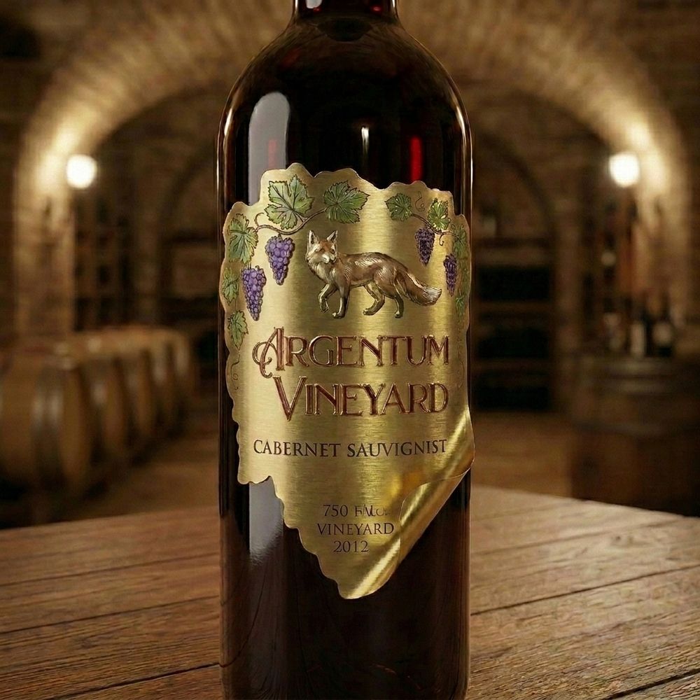 Rótulo para Garrafa de Vinho 750ml