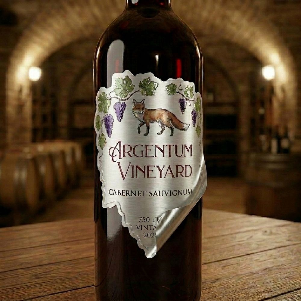 Rótulo para Garrafa de Vinho 750ml
