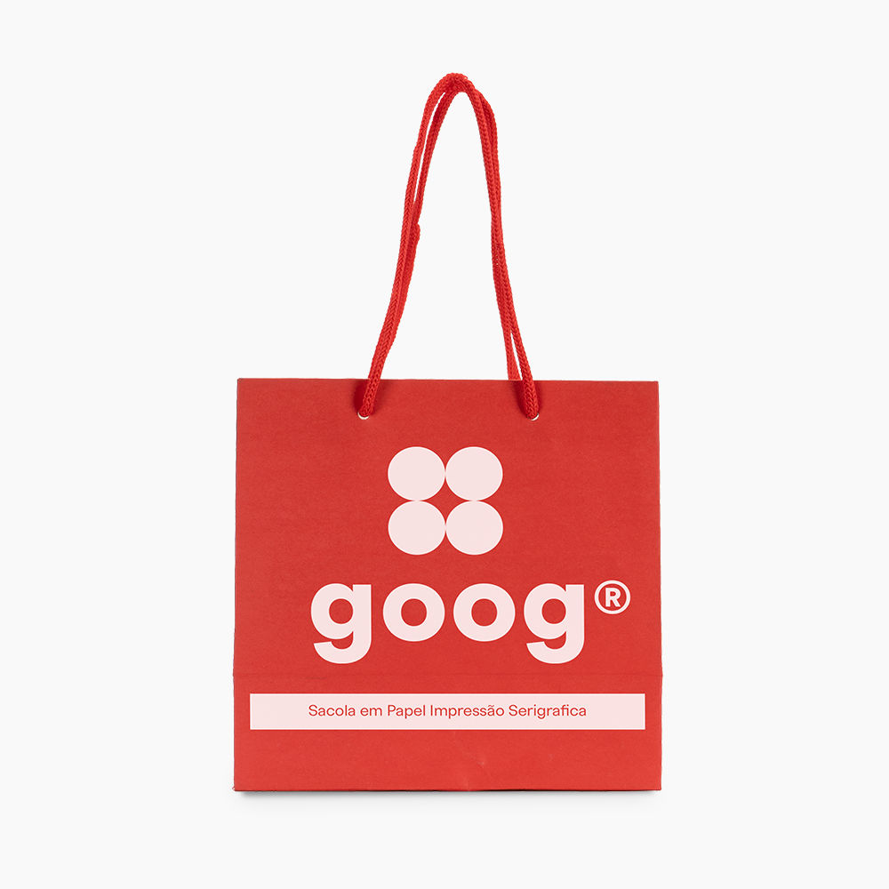 Sacola em Papel Personalizado em Silk - Basic