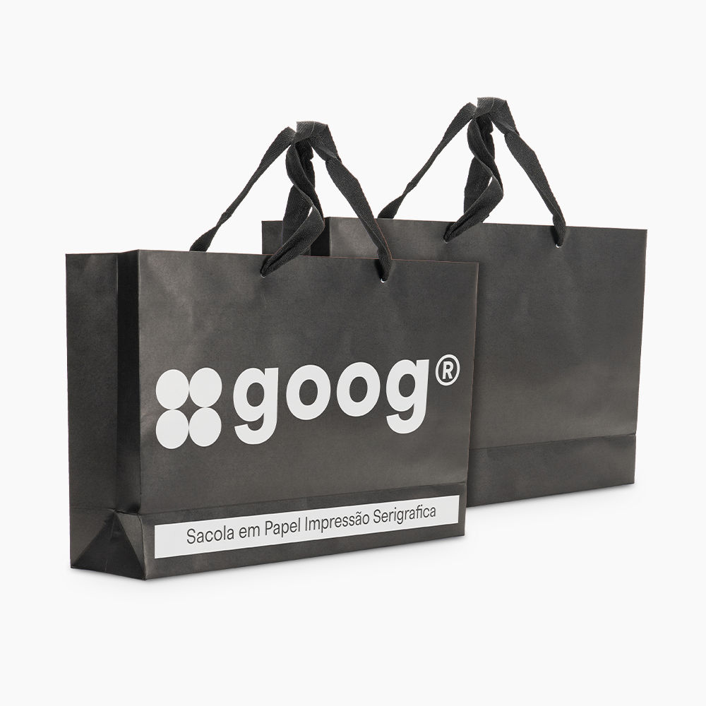 Sacola em Papel Personalizado em Silk - Premium