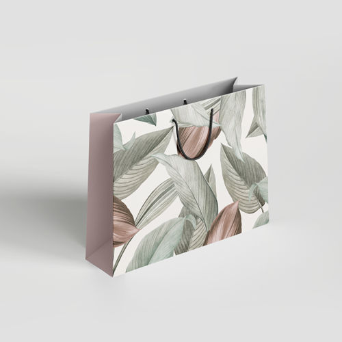 Sacola de Papel a Pronta Entrega Folhagem