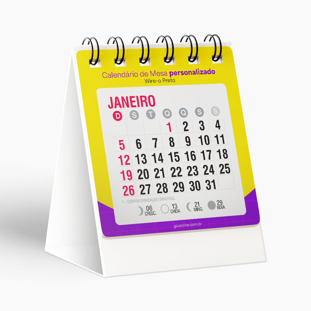 Calendário de Mesa