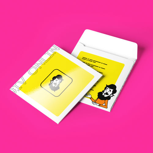 Envelope CD e DVD Colado