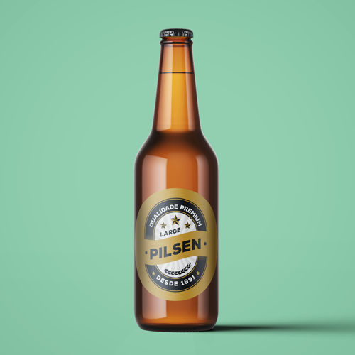 Rótulo para Cerveja Artesanal Redondo