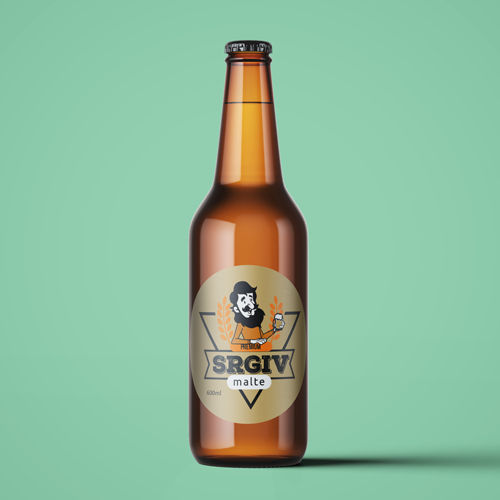 Rótulo para Cerveja Artesanal Redondo