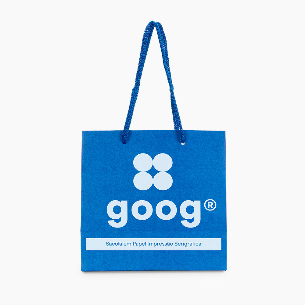 Sacola em Papel Personalizado em Silk - Basic