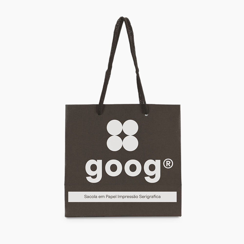 Sacola em Papel Personalizado em Silk - Basic