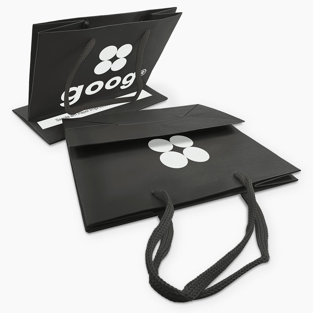 Sacola em Papel Personalizado em Silk - Basic