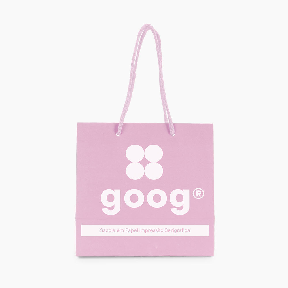 Sacola em Papel Personalizado em Silk - Basic