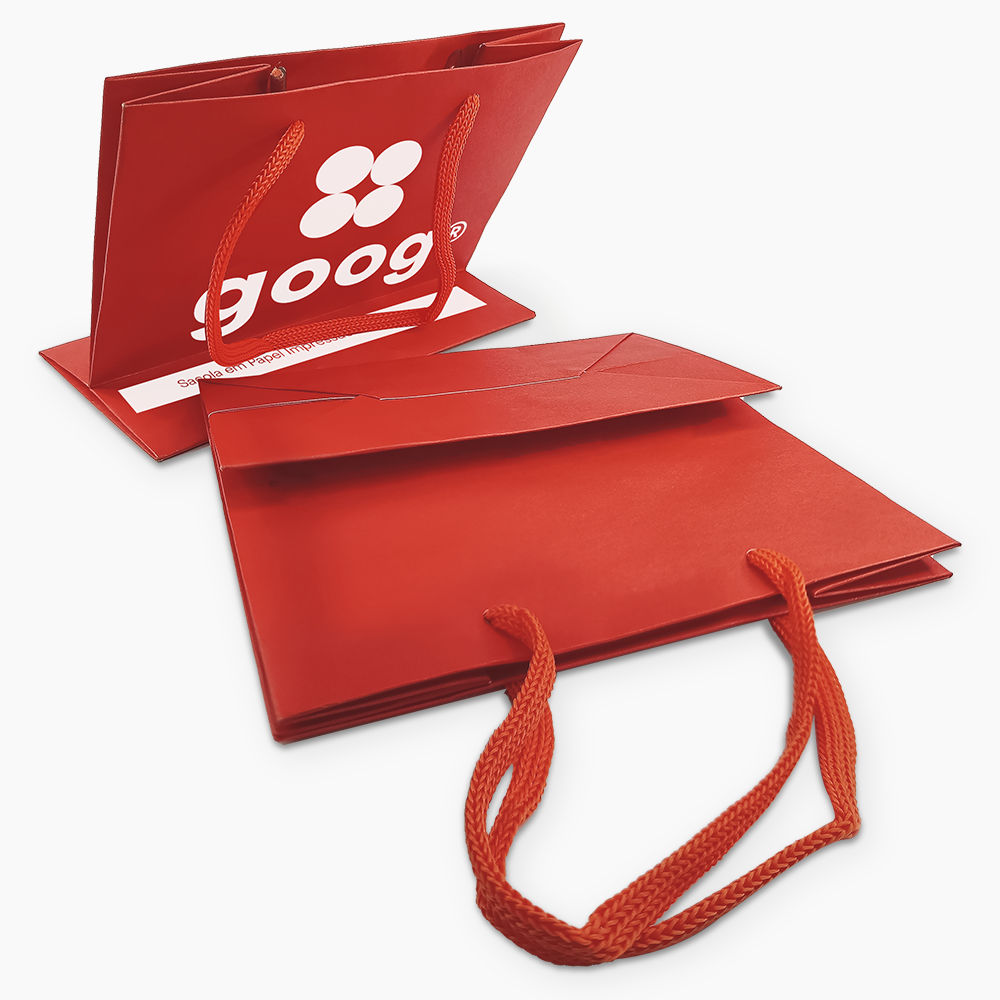 Sacola em Papel Personalizado em Silk - Basic