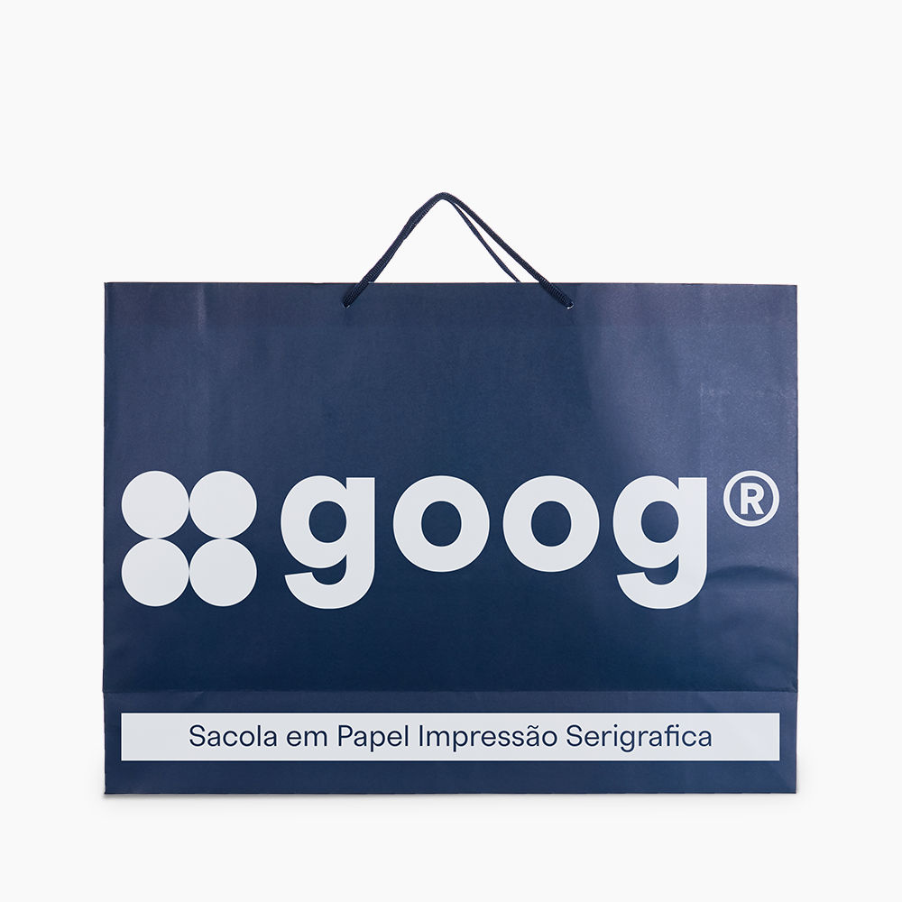 Sacola em Papel Personalizado em Silk - Basic