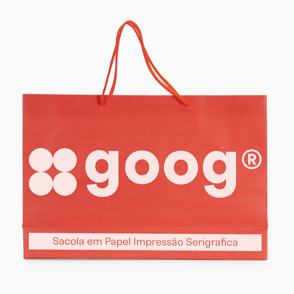 Sacola em Papel Personalizado em Silk - Basic