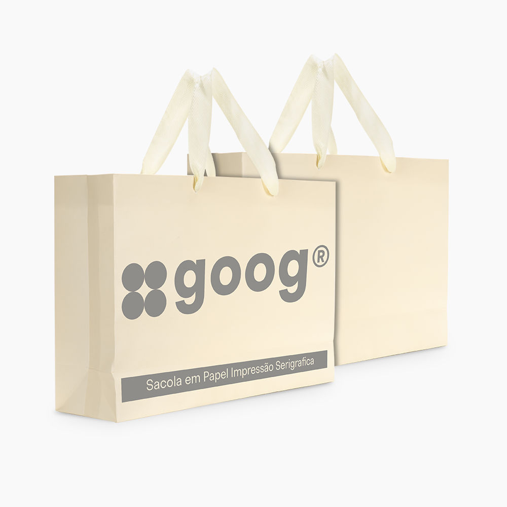 Sacola em Papel Personalizado em Silk - Premium