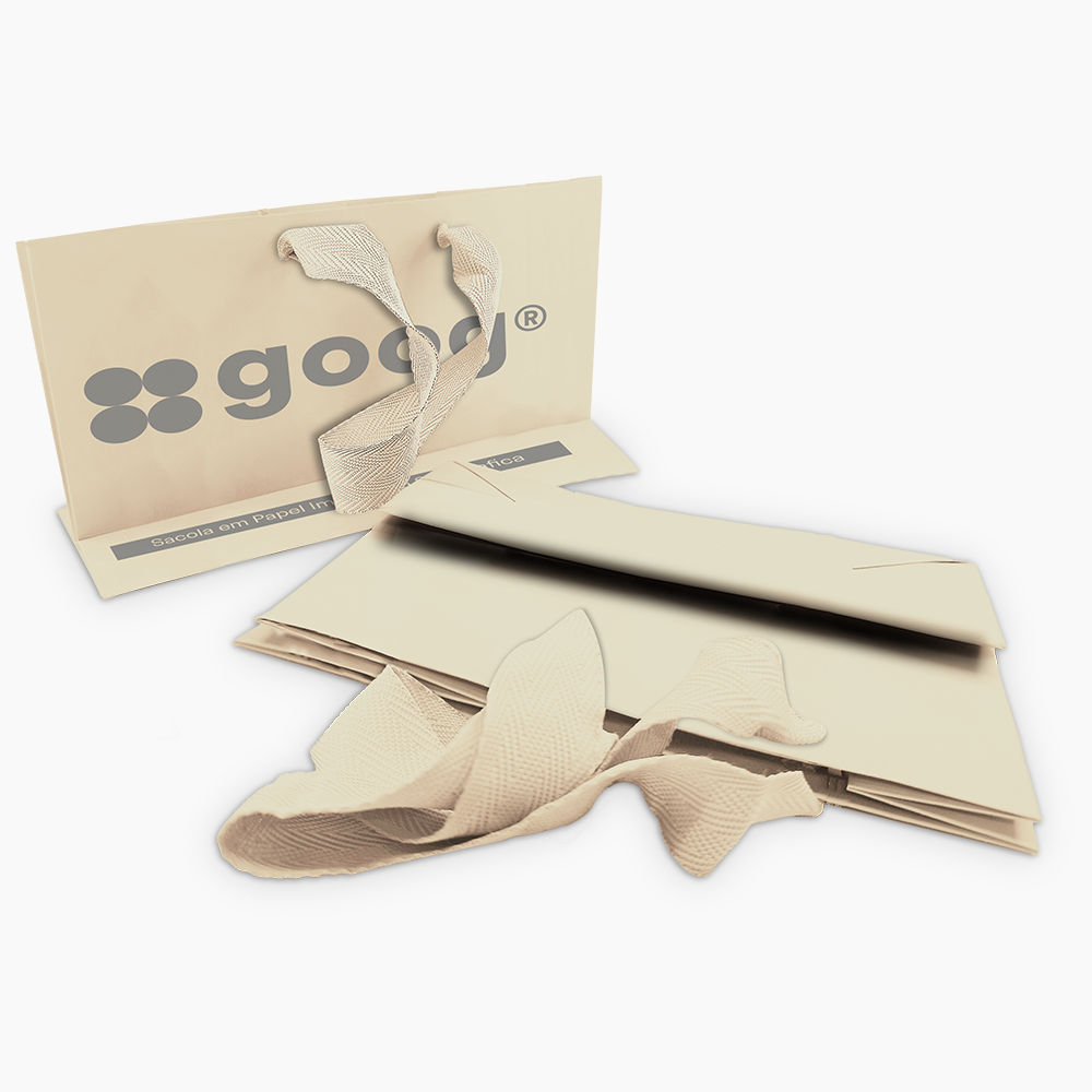 Sacola em Papel Personalizado em Silk - Premium