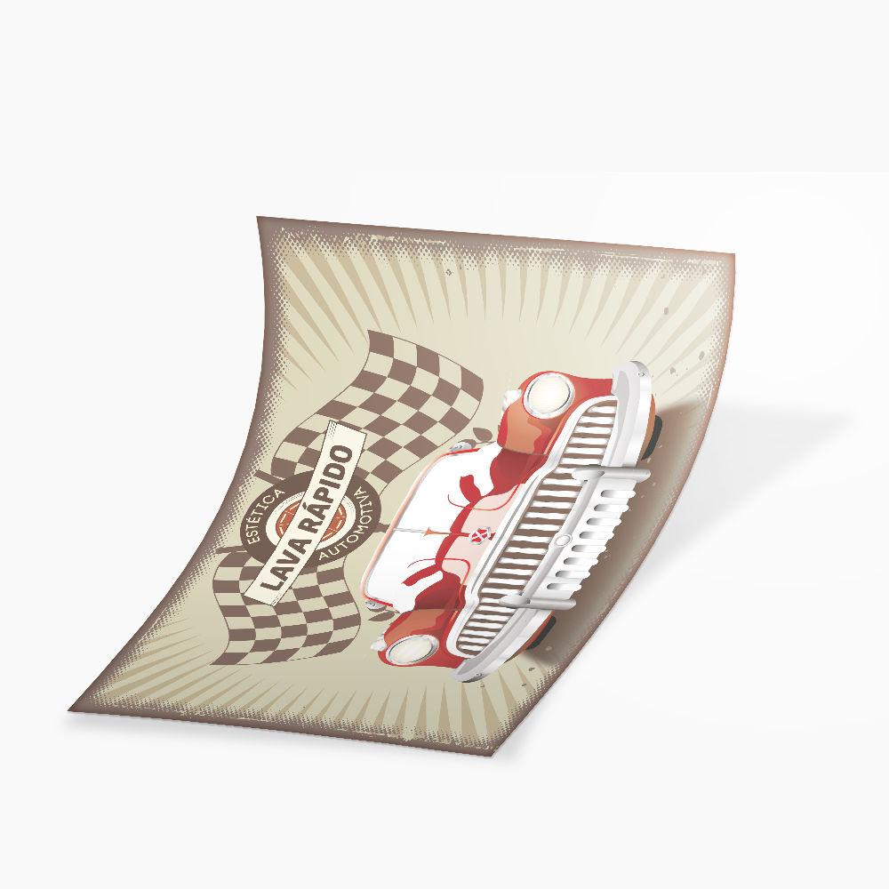 Tapete de Papel para Lava-Rápido Sem Personalização