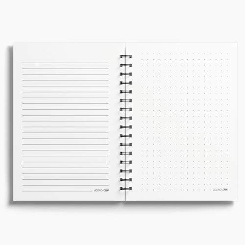 Agenda Premium Diária Mármore Branco